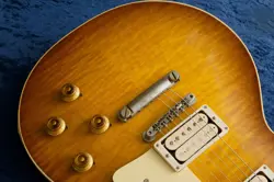 GIBSON CUSTOM SHOP MURPHY LAB 1959 LES PAUL STANDARD -GOLDEN POPPY BURST- LIGHT 