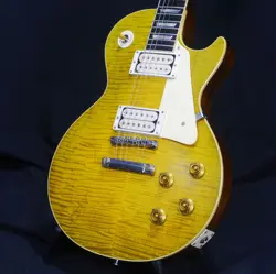 GIBSON CUSTOM SHOP HAND SELECTED 1959 LES PAUL STANDARD GLOSS GREEN LEMON *RV988