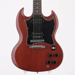GIBSON USA SG SPECIAL BAKED MAPLE FINGERBOARD FADED WORN CHERRY USED W/SOFT CASE