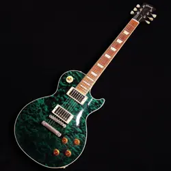 GIBSON CUSTOM SHOP YCS LES PAUL QUILT TOP PEACOCK 1996 ELECTRIC GUITAR