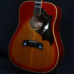 GIBSON DAVE CUSTOM CHERRY SUNBURST 1977 ACOUSTIC GUITAR