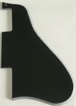 GUITAR PARTS ELETRIC GUITAR PICKGUARD FOR GIBSON ES-335 SHORT STYLE,5 PLY BLACK