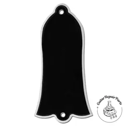 BELL SHAPED TRUSS ROD COVER FOR GIBSON  2 PLY - BLACK / WHITE