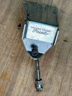 VINTAGE GROVER PRESTO BANJO TAILPIECE FOR GIBSON TB-3 BANJO