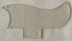 CUSTOM FOR GIBSON SG 61 REISSUE STYLE GUITAR PICKGUARD 1-PLY CLEAR TRANSPARENT