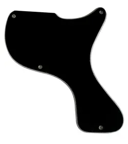 PICKGUARD FOR GIBSON LES PAUL JUNIOR 1958 DC STYLE ELECTRIC GUITAR 3-PLY-BLACK