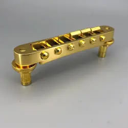 TUNE-O-MATIC NASHVILLE TYPE GUITAR BRIDGE GOLD FIT GIBSON LESPAUL GUITAR WELL