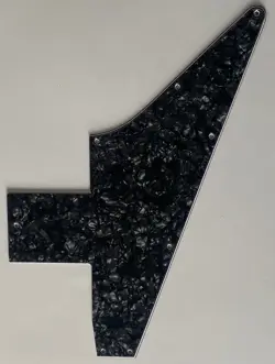 FOR FIT GIBSON 76 EXPLORER RE-ISSUE STYLE BLANK GUITAR PICKGUARD BLACK PEARL
