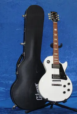 2012 GIBSON LES PAUL STUDIO DELUXE ALPINE WHITE SOLID BODY GUITAR MADE IS USA
