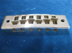 VINTAGE 70'S GIBSON BRIDGE FOR L6-S MARAUDER SG ES-325 OTHERS CHROME PLATE