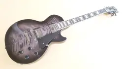 LES PAUL STUDIO 2022 SESSION EBONY TRANSLUCENT FLAME BURST FINISH NICE!