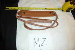 1 VINTAGE RE-ISSUE GIBSON BROWN GUITAR STRAP - ITEM MZ