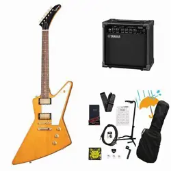 EPIPHONE INSPIRED BY GIBSON CUSTOM 1958 KORINA EXPLORER WH PG AGED NATURAL YAMAH