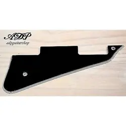 PLATE PICKGUARD BLACK 5PLY FOR GUITAR GIBSON LES PAUL STANDARD OR CUSTOPM