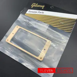 GIBSON LES PAUL NECK PICKUP MOUNTING RING CREAM W/SCREWS GENUINE PARTS PRPR-015