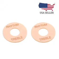 2X CREAM/G PLASTIC RHYTHM TOGGLE SWITCH PLATE FOR GIBSON EPI LES PAUL SG GUITAR