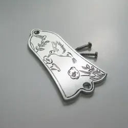 HUMMINGBIRD FLOWERS HANDMADE ALUMINUM TRUSS ROD COVER FITS TO GIBSON GUITARS