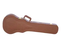 GATOR CASES GW-LP-BROWN GIBSON LES PAUL DELUXE WOOD CASE - BROWN - OPEN BOX