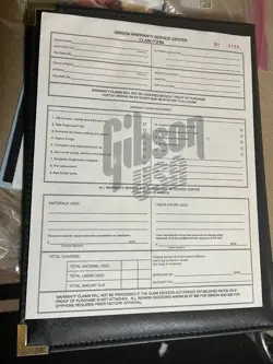 WARRANTY SERVICE CLAIM