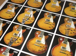 SUNBURST GIBSON LES