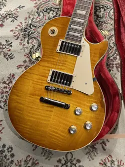 GIBSON USA EXCLUSIVE LES PAUL STANDARD 60S AAA FIGURED ~HONEY LEMON #GG3BZ