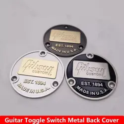 METAL GUITAR TOGGLE SWITCH BACK PLATE COVER GIBSON LP LES PAUL PARTS U55