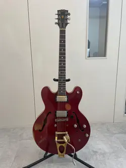 ACOUSTIC ELECTRIC GUITAR GIBSON ES-335 80'S KALAMAZOO VINTAGE CHERRY RED