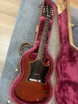 GIBSON SG CHERRY RED ELECTRIC GUITAR WITH HARD CASE