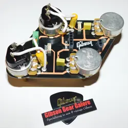 GIBSON LES PAUL POT CONTROL BOARD PUSH PULL GUITAR PARTS QUICK CONNECT STUDIO Y