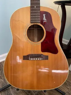 1965 GIBSON J50 VINTAGE ACOUSTIC GUITAR