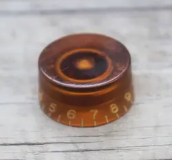 GIBSON BARREL SPEED KNOB AMBER