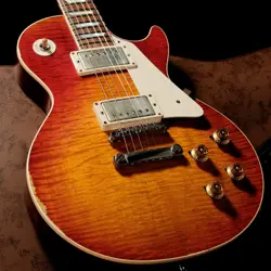 USED GIBSON CUSTOM / STANDARD HISTORIC 1959 LP HEAVY AGED BB COVER BURST 2016