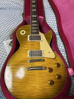 ELECTRIC GUITAR GIBSON LES PAUL STANDARD GREEN LEMON FADE HEAVY AGED MURPHY LAB