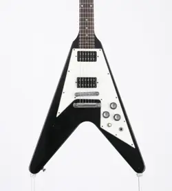 USED GIBSON FLYING V 67 EBONY ELECTRIC GUITAR V-TYPE FREE SHIPPING