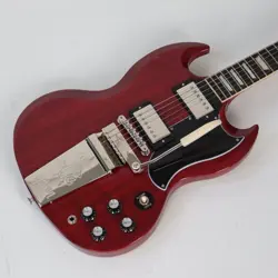 USED GIBSON SG STANDARD’61 MAESTRO VIBROLA VINTAGE CHERRY 2024 FREE SHIPPING