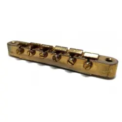 BRIDGE FABER ABRH , GOLD AGED SADDLES BRASS, STYLE GIBSON (ABR-1)