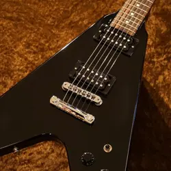 GIBSON 80S FLYING V EBONY #205530222 [3.23KG] [] #GGKG3