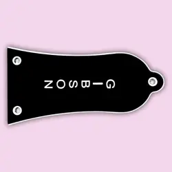 PARTS FOR US EPIPHONE 'GIBSON' TRUSS ROD COVER PLATE , 2PLY BLACK