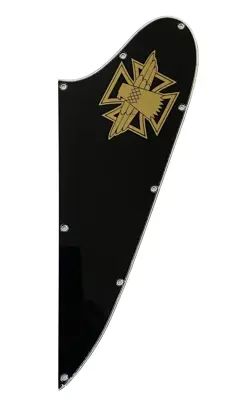 3 PLY GUITAR PICKGUARD FOR GIBSON FIREBIRD THUNDERBIRD BASS SCRATCH PLATE,BLACK