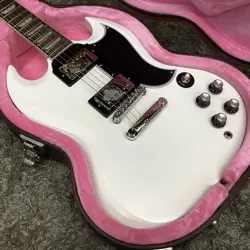 EPIPHONE INSPIRED BY GIBSON 1961 LES PAUL SG STANDARD/AGED CLASSIC WHITE