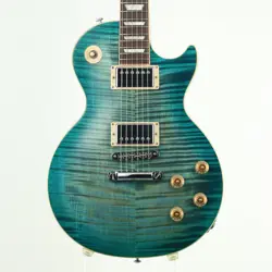 GIBSON LES PAUL STANDARD PLUS OCEAN WATER USED ELECTRIC GUITAR