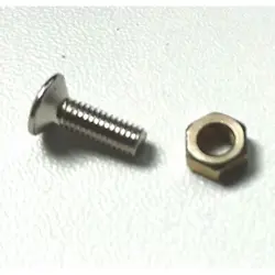 1 SCREW & NUT FOR BRACKET FIXING MOUNT PICKGUARD STYLE GIBSON