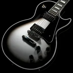 GIBSON CS  HAND PICKED LES PAUL CUSTOM SILVER BURST EBONY GLOSS FINISH CS 403475