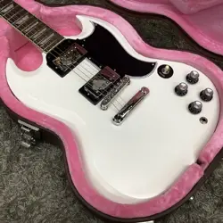 EPIPHONE INSPIRED BY GIBSON 1961 LES PAUL SG STANDARD AGED CLASSIC WHITE (EPIP