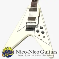 GIBSON CUSTOM SHOP 2021 HISTORIC COLLECTION 1967 FLYING V MAESTRO WHITE