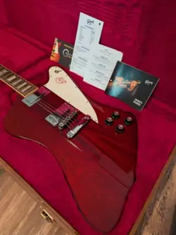 2014 GIBSON FIREBIRD V ELECTRIC GUITAR HERITAGE CHERRY GREAT CONDITION W/OHSC