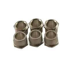 KLUSON HEX HEAD BUSHINGS FOR DELUXE OR SUPREME TUNERS & MARTIN OR GIBSON NICKEL