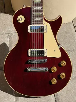 1980 GIBSON LES PAUL DELUXE A WONDERFUL ORIGINAL WINE RED 1 OF A KIND & MINTY !