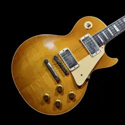 GIBSON 1958 LES PAUL STANDARD REISSUE VOS LEMON BURST #GG6VA