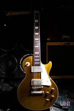 GIBSON CUSTOM SHOP HISTORIC COLLECTION 1957 LES PAUL REISSUE LPR-7 GOLD TOP 2002